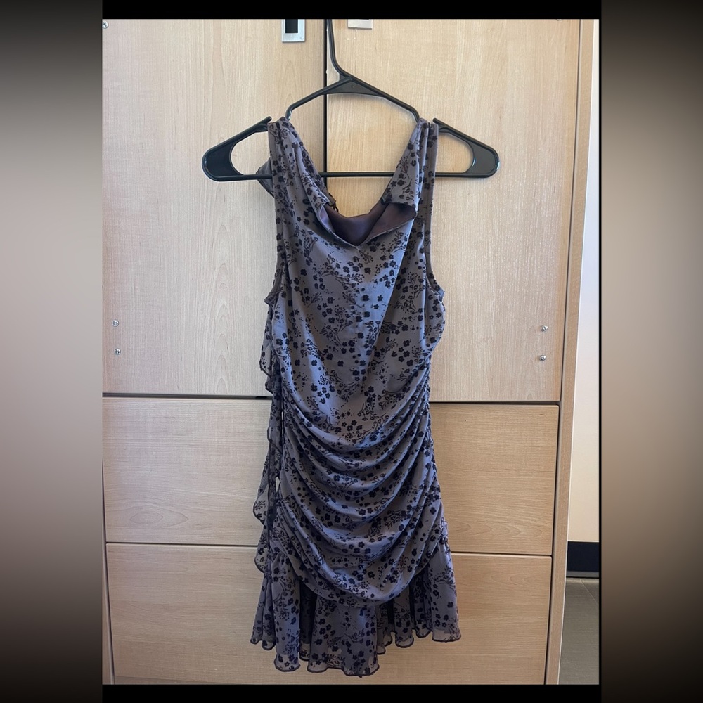 Maroon/Burgundy mini dress; Size Small; Like new